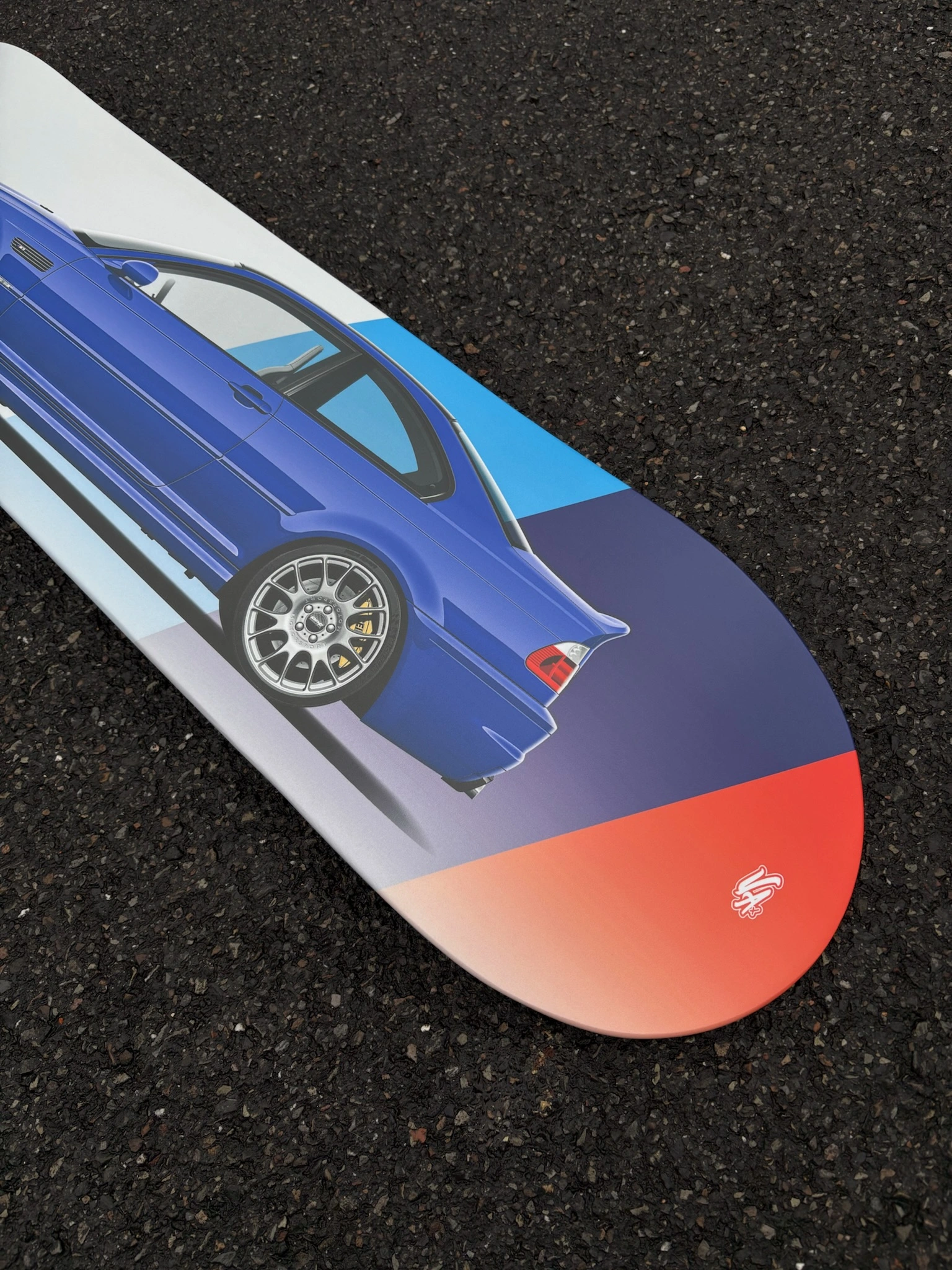 Planche de skate voiture BMW M3 E46