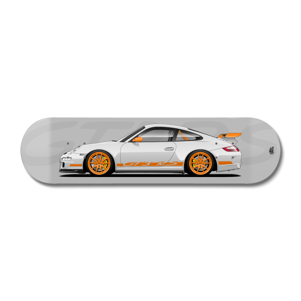 Planche Porsche 997 GT3 RS Grise