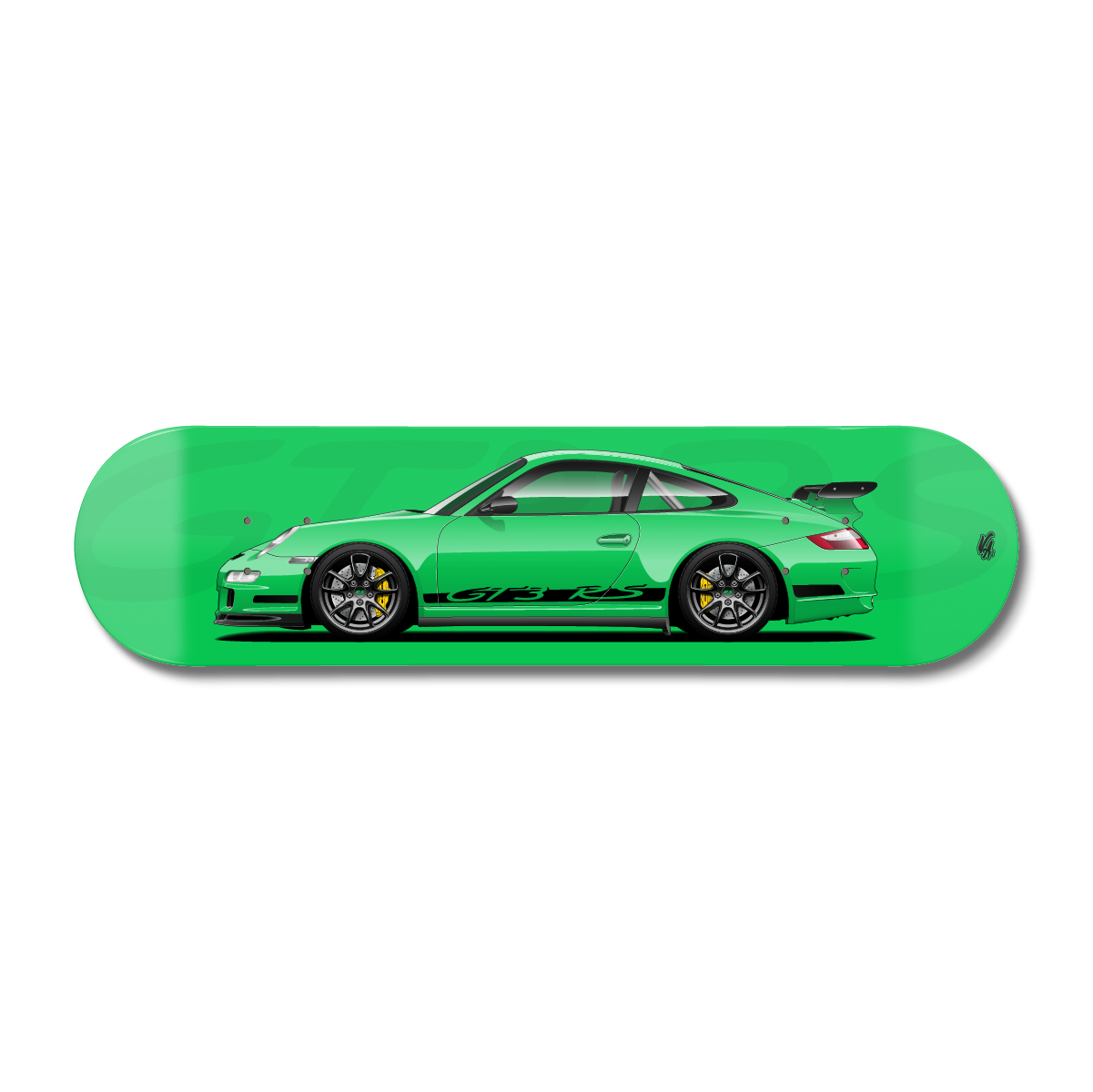 Planche Porsche 997 GT3 RS Vert