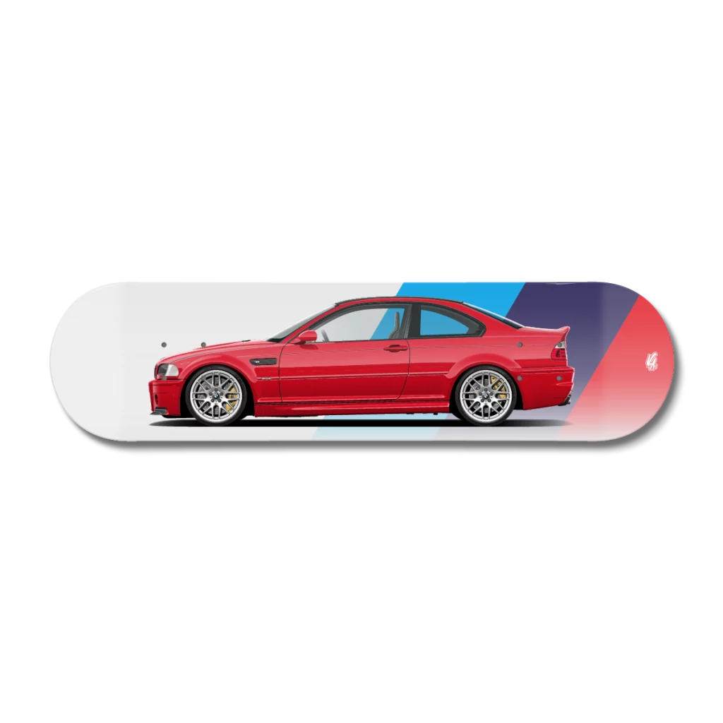 Planche BMW M3 E46 CSL Rouge