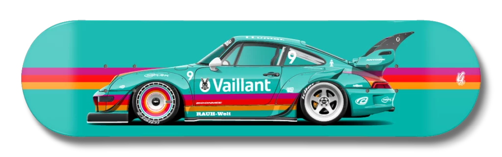 Planche Porsche RWB