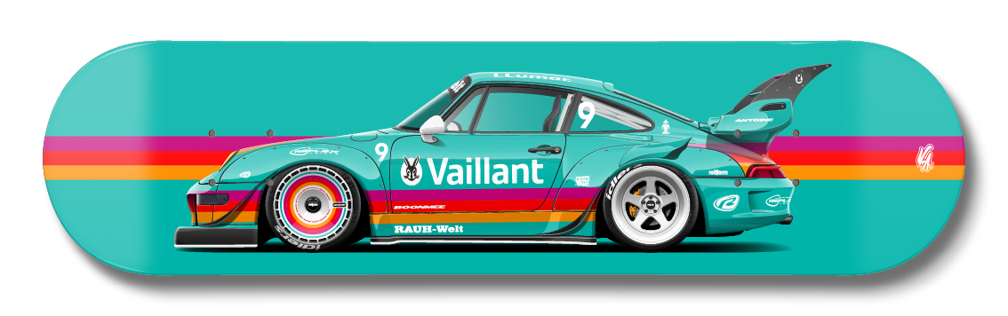 Planche Porsche RWB