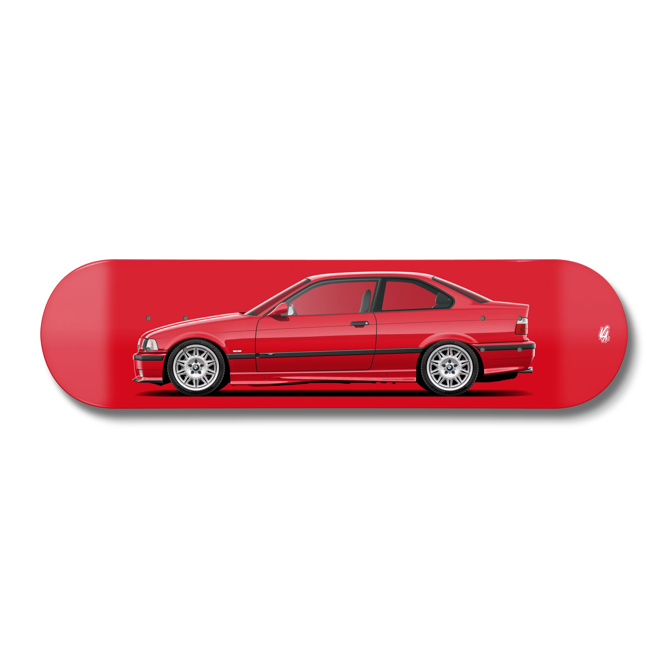 Planche BMW M3 E36 Rouge Imola