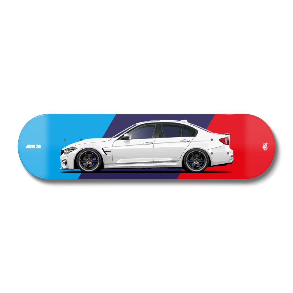 Planche BMW M3 F80 Blanc Alpin