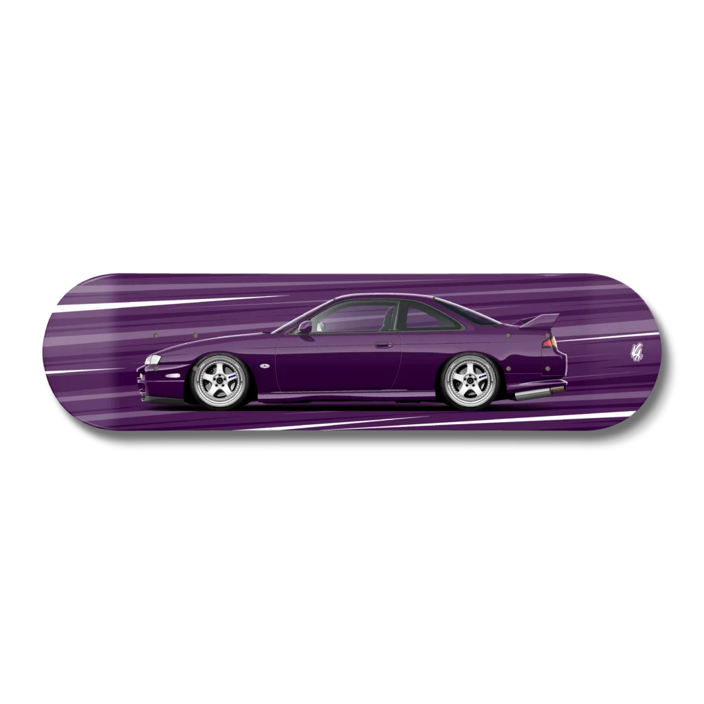 Planche Nissan Silvia S14 violet