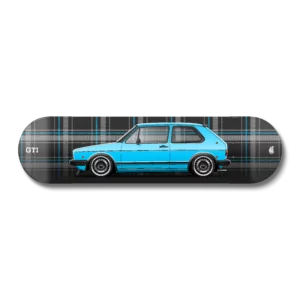 Planche VW Golf 1 GTI bleu miami