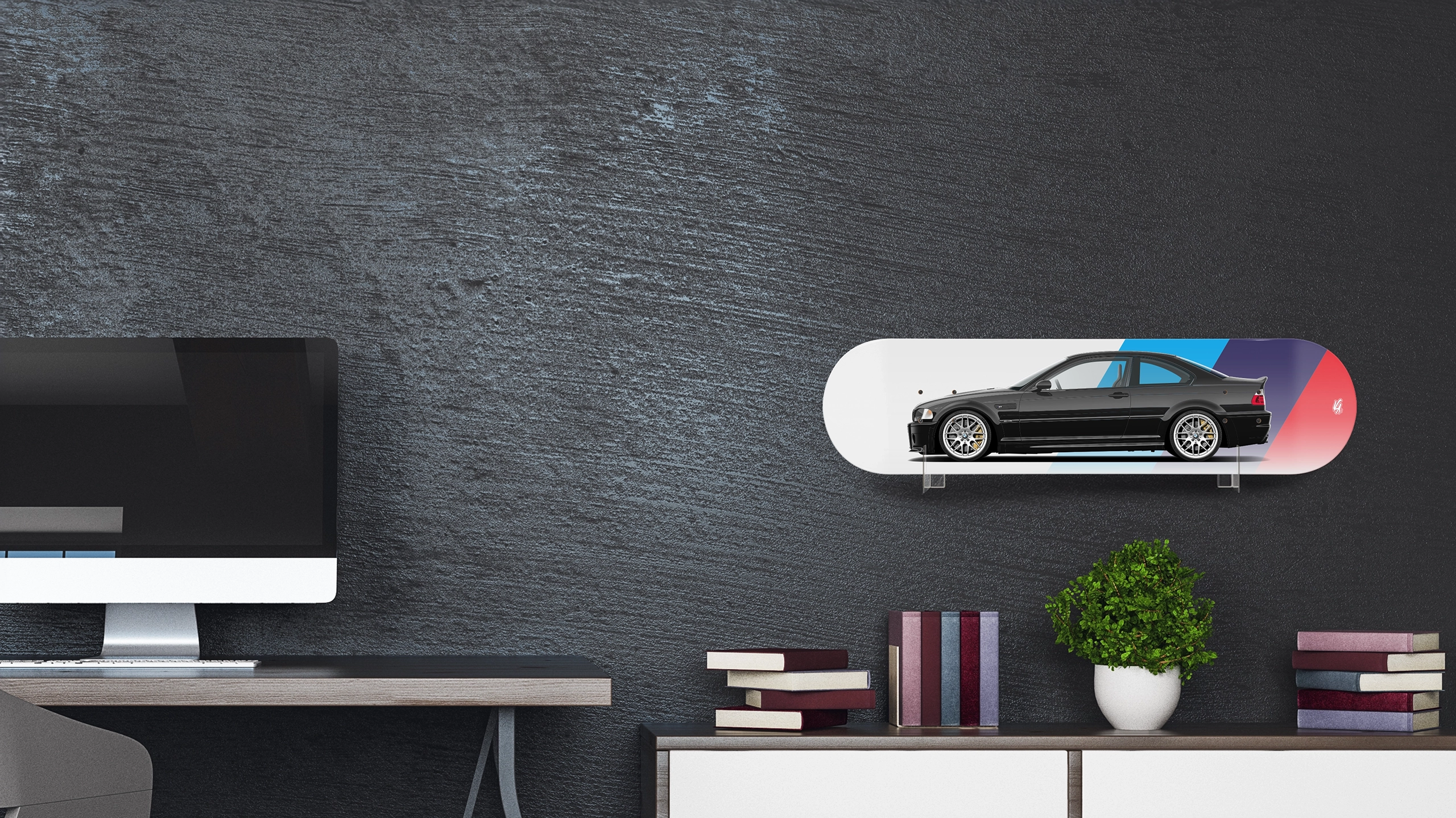 Mise en situation planche M3 E46 CSL