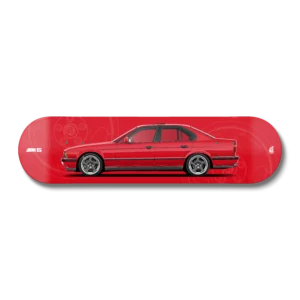 Planche BMW M5 E34 Rouge Imola