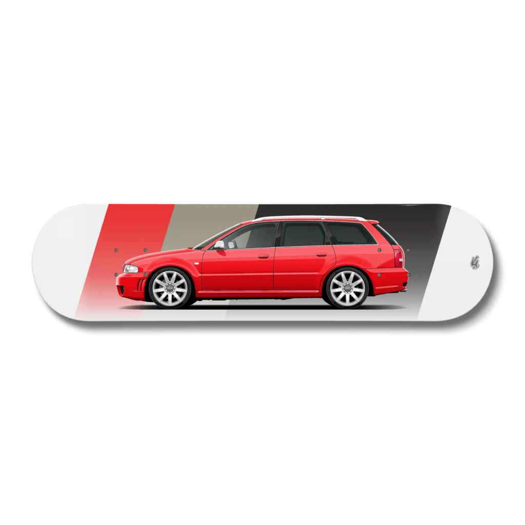 Planche Audi RS4 B5 rouge