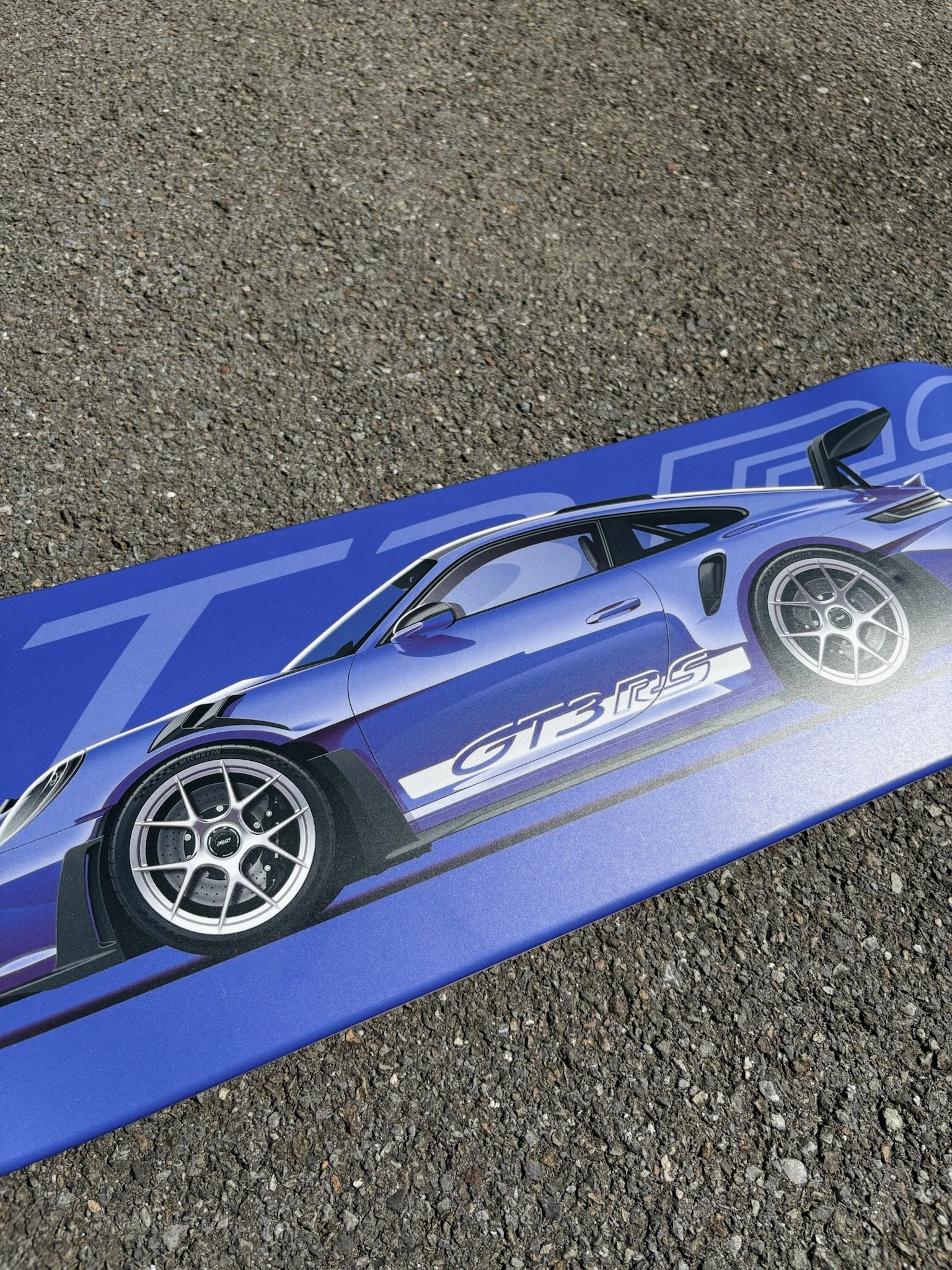 Planche de skate Porsche 992 GT3 RS Viola Purple