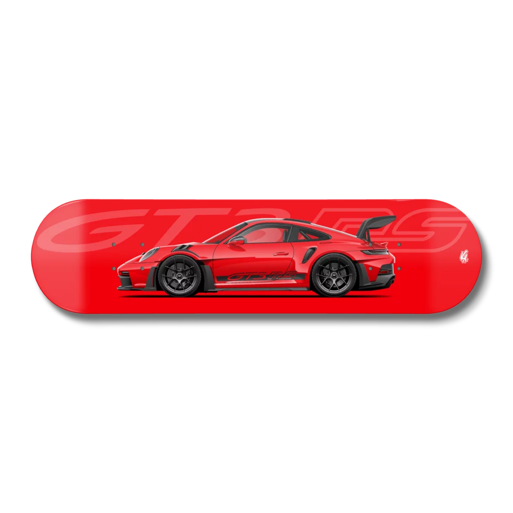 Planche Porsche 992 GT3 RS Indian Red